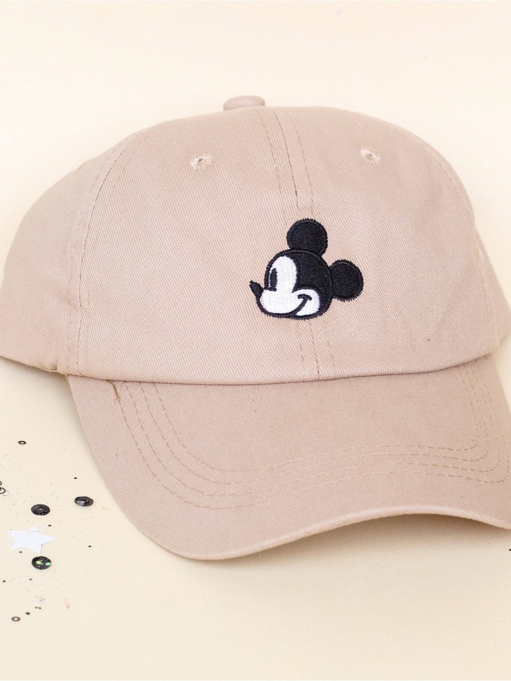 Mickey Mouse Beige Baseball Hat - Disney